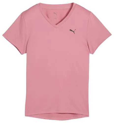 PUMA Damen Shirt W TAD ESSENTIAL VNECK Tee - Stylisches Trainingsshirt mit V-Ausschnitt und verlängertem Saum. Die innovative dryCELL Technologie sorgt für ein angenehmes Tragegefühl und hält dich trocken. Perfekt für aktive Frauen und jedes Workout.
