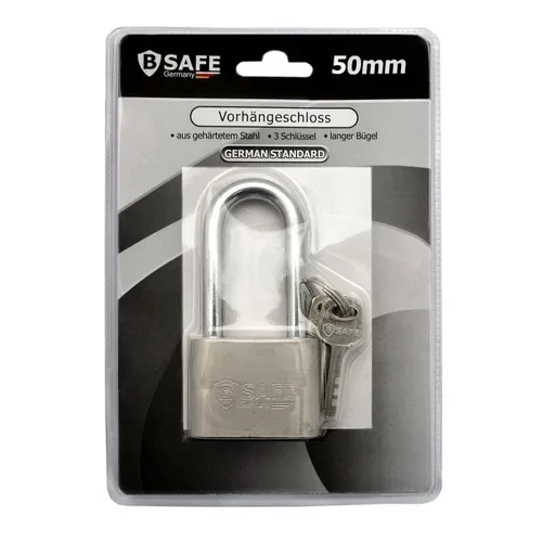 Vorhängeschloss  , Schloss , Schlösser 50mm - langer Bügel