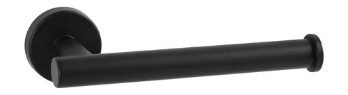 Ambrosya Toilettenpapierhalter Klopapierhalter aus Edelstahl, Klopapier Halterung Rollenhalter WC, Schwarz