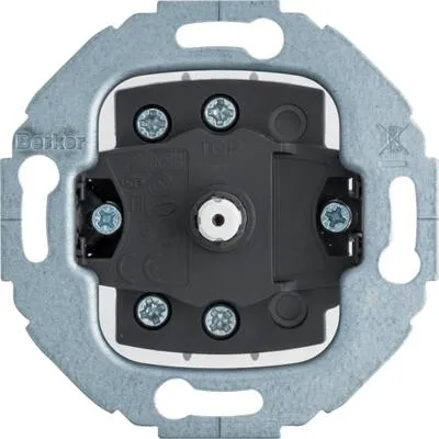 Drehschalter BERKER 387603 - Dimmschalter aus hochwertigem Glas, flexible Gestaltung in elegantem Weiß