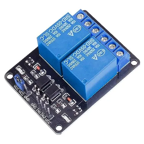 OcioDual 5V 10A 2 Kanal Relaismodul Kompatibel mit Raspberry PIC AVR MCU DSP ARM Robotic Electronics Projekten, Optokoppler Isolation High Low Trigger