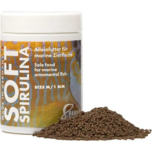  Fauna Marin Soft Spirulina Granulat-Futter L 1,8 mm 60 g EUR 165,83 / Kg