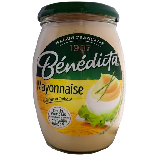Bénédicta Mayonnaise 510g Glas von Bénédicta