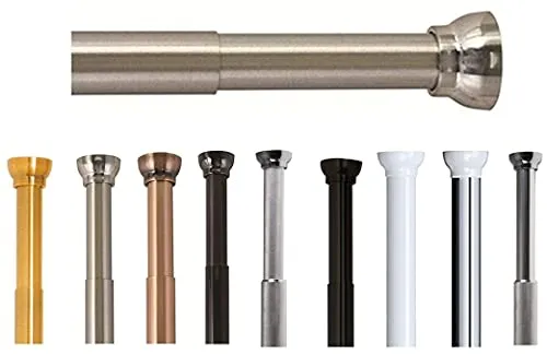 spirella Kreta Duschvorhangstange - Elegante Duschvorhangstange, einfach zu montieren und ideal für jedes Badezimmer.