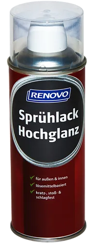 400ml Renovo Sprühlack hochglänzend Farblos von Renovo