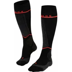 Falke SK Compression Energy Damen Skiing Kniestrümpfe - optimaler Komfort für Skifahrerinnen - Sportsocken mit gradueller Kompression für bessere Durchblutung und schnellere Regeneration. Hochisolierende Merinowollmischung hält die Füße warm und trocken.