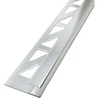 Produktbild Dalsys Fliesenschiene Aluminium 2,5m x 8mm Eckprofil Silber Matt