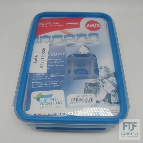 Emsa Eiswürfelform Clip & Close in blau von EMSA