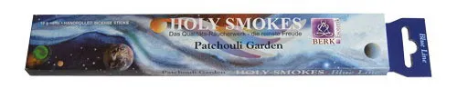 Holy Smokes, Blue Line, Patchouli Garden, 10 g, ayurvedische Räucherstäbchen
