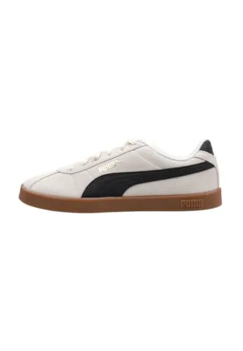 Puma Club II Suede Sneakers Uni alpine snow schwarz gold Gr 45 - Sneaker aus hochwertigem Wildleder, mit SOFTFOAM+ Innensohle für optimalen Komfort. Perfekt für Streetstyle und Alltag – ein Klassiker, den jeder Schuhliebhaber haben sollte!