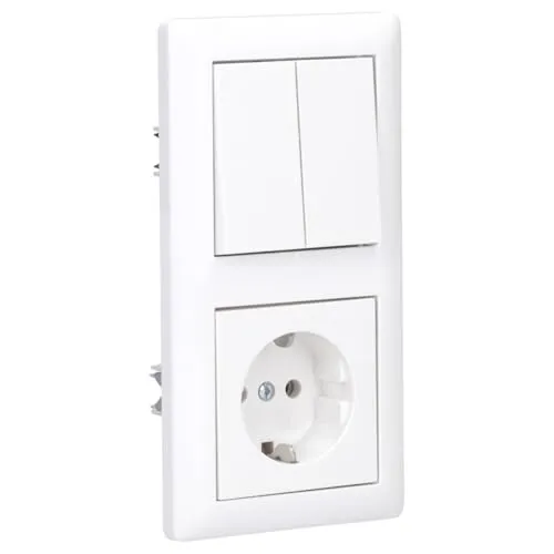 Gira Serie Standard 55 Steckdosen Komplett-Sets von Gira