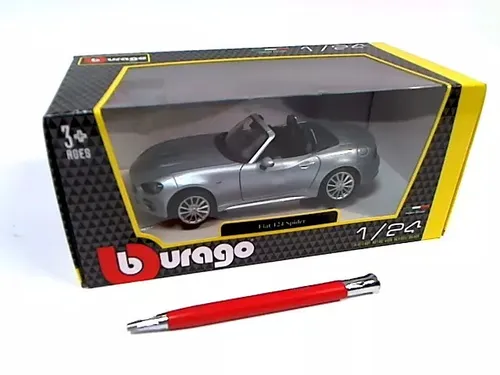 BBU 1:24 Fiat 124 Spider Red 21083RD 10831 BBU 4893993210831