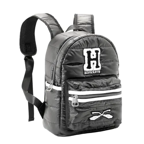Harry Potter Kinder-Rucksack - Magischer Begleiter für die Schule - Rucksäcke für junge Zauberer, mit stilvollem Hogwarts-Design und geräumigem Stauraum für Bücher und Snacks. Ideal für Schule und Abenteuer!