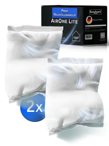 Produktbild BonAura Luftentfeuchter-Nachfüllpack Entfeuchter Granulat im Vliesbeutel, 2er-, 4er- oder 6er Set, 450g pro Stk., Geruchsneutral