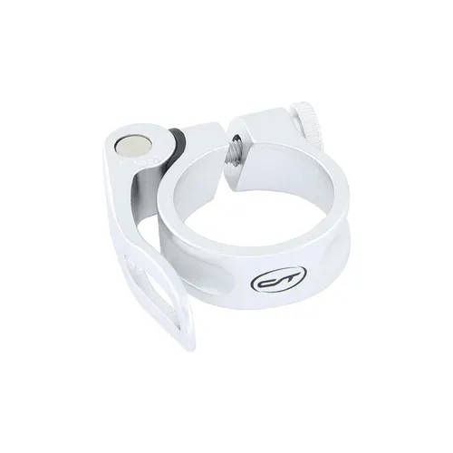 Contec Fahrrad Sattelklemmschelle Schnellspanner Sc-302 Qr 34.9 mm Silber