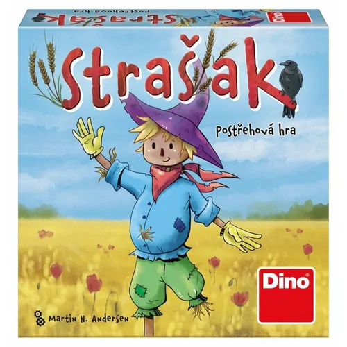 DINO Vogelscheuche Kartenspiel für 2-6 Spieler, trainiert Beobachtung und Gedächtnis