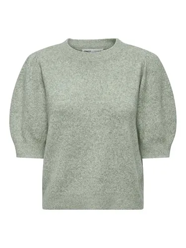 ONLY Damen Onlrica Life 2/4 Pullover KNT Noos Strickpullover 15318551,Chinois Green,M