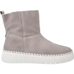 Gabor Chelseaboots beige 38,5 EU (5,5 UK) - Wanderschuhe mit 4,5 cm Absatzhöhe, aus hochwertigem Wildleder und Lammfell, ideal für stilvolle Outdoor-Abenteuer.