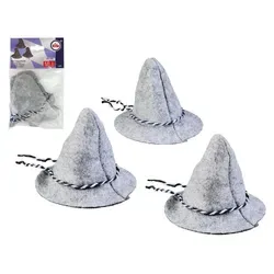 Wiesngaudi Mini Seppelhüte 9,5cm - Blau/Grau 3 in blau von TIB
