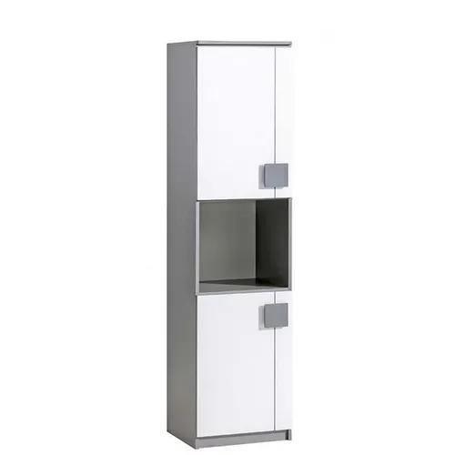 Praktisches Standregal für Wohnzimmer – Braun, 1 Fach - Stylisches Standregal mit 1 Ablagefläche, ideal für Bücher oder Deko. Maße: 45x40x187 cm, aus robustem MDF. Perfekt für jeden Wohnraum.
