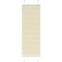 Produktbild vidaXL Plissee Creme 45x100 cm Stoffbreite 44,4 cm Polyester 4015268