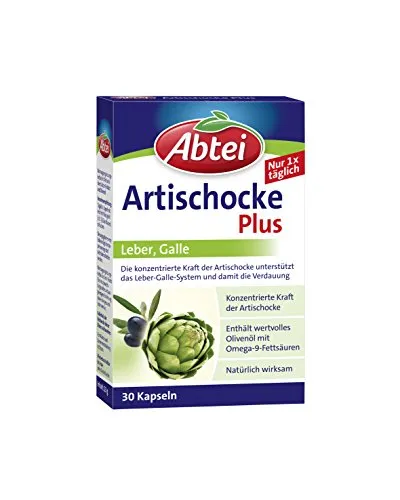 Abtei Artischocke plus Olivenöl, 30 Kapseln