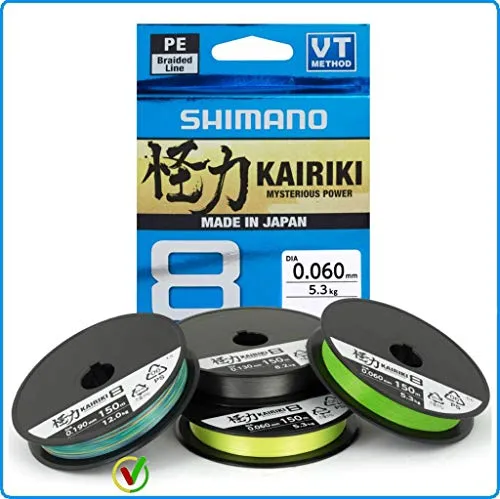 Shimano Angelschnur Kariki 8 Multicolour 0,23 mm 300 m von Shimano