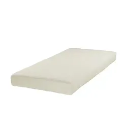 ESTELLA Fein-Jersey Spannbetttuch UNI, beige, 180 cm in weiß von ESTELLA