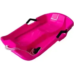Aga Kinder Schlitten  Ds492 Rosa, Kinderschlitten Aus Kunststoff, Stabiler Schneebob, Rodelschlitten Für Kinder