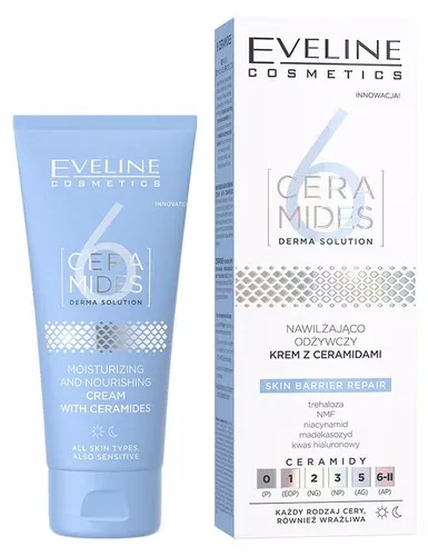 Eveline Cosmetics 6 Ceramides – feuchtigkeitsspendende, beruhigende Gesichtscreme