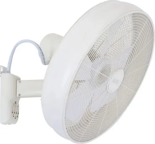 LUCCI AIR Wandventilator Breeze - 46 cm mit Fernbedienung - Ventilator mit automatischer Schwenkfunktion für gleichmäßige Luftverteilung, leistungsstarker Airflow von bis zu 59 m³/min, ideal für große Räume. Einfach zu bedienen mit Timerfunktion und einfacher Montage.