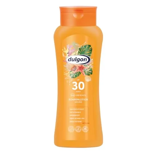 Dulgon Sonnencreme 30 wasserfest 250ml - Sonnencreme ohne Octocrylene - Schutz vor UVA & UVB - Sonnenschutz 30 vegan & mikroplastikfrei - Sonnenschutz Creme