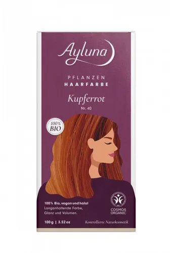 Ayluna Pflanzenhaarfarbe Kupferrot 100 g