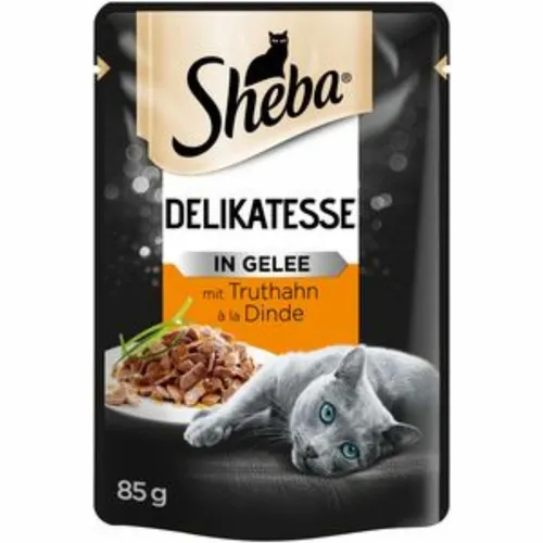 Sheba Delikatesse in Gelee mit Truthahn 85g Beutel