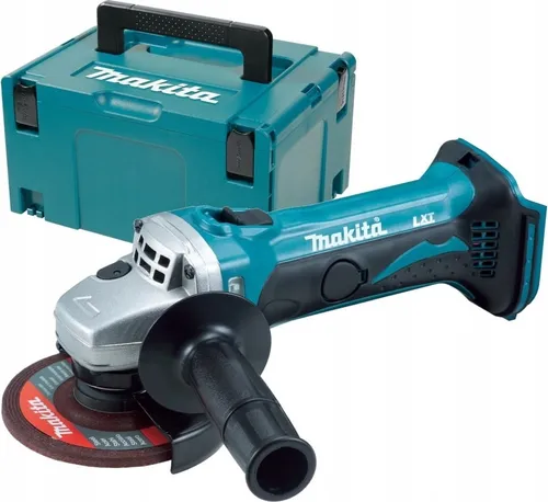 Makita DGA504ZJ Akku-Winkelschleifer Solo - Schleifmaschinen mit 18 V-Antrieb, bürstenlosem Motor für hohe Langlebigkeit und elektronischem Überlastschutz für mehr Sicherheit bei der Arbeit.
