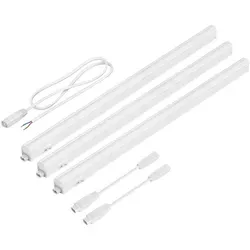 ledscom.de LED Unterbau-Leuchten Rigel, je 57,3cm (warmweiß, 24,315W, je 790lm, 130°) 3er Set