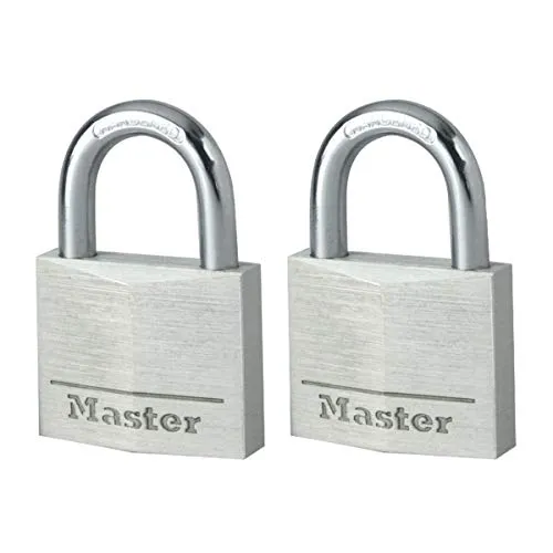 MASTER LOCK 9140EURT 2 VORHÄNGESCHLÖSSER 40MM ALUMINIUM