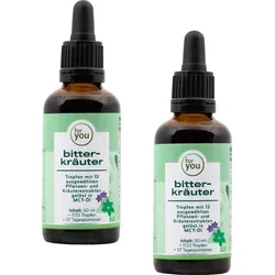 for you Bitterkräuter Tropfen Doppelpack – 2 x 50 ml