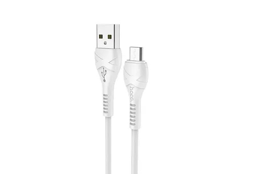 hoco. X37 USB Daten & Ladekabel bis zu 2.4A Ladestrom Smartphone-Kabel, micro USB, USB Typ A (100 cm), Hochwertiges Aufladekabel für Samsung, Huawei, Xiaomi uvm.