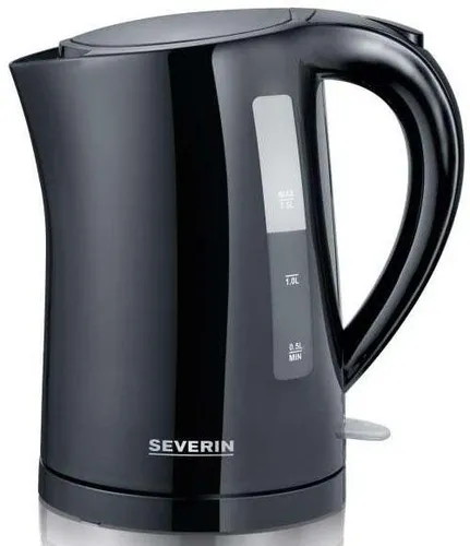 SEVERIN Wasserkocher WK 3498 - 1,5 l, 2.200 W, kabellos, Überhitzungsschutz und Anti-Kalk-Filter für schnellen Genuss