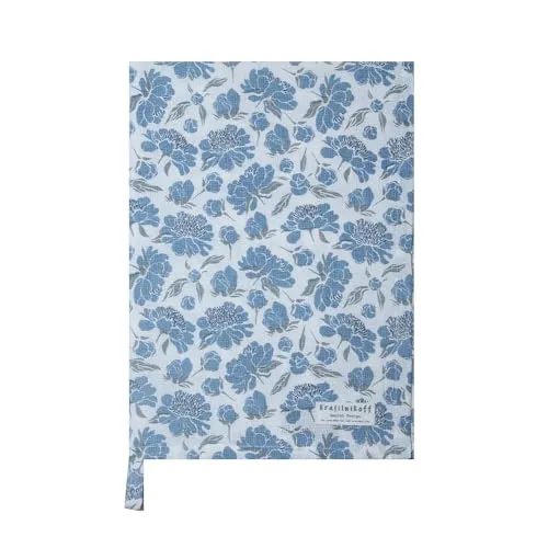 Krasilnikoff - Geschirrtuch KW13035 - Rosehip, Blue