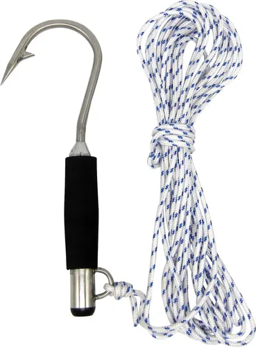 Eisele Flying Gaff Edelstahl Handgaff mit Seil