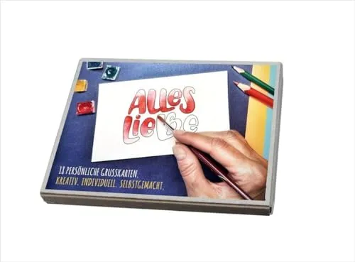 Alles Liebe - Postkartenbox: 18 persönliche Grußkarten. Kreativ. Individuell. Selbstgemacht.