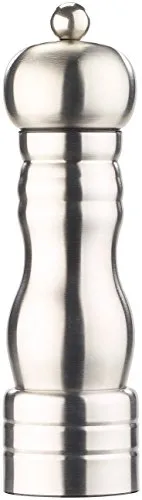 Rosenstein & Söhne Hand Pfeffermühle: Klassische Salz- & Pfeffermühle, Keramik-Mahlwerk, Edelstahl, 22,5 cm (manuell, Salz und manuell, Küche)
