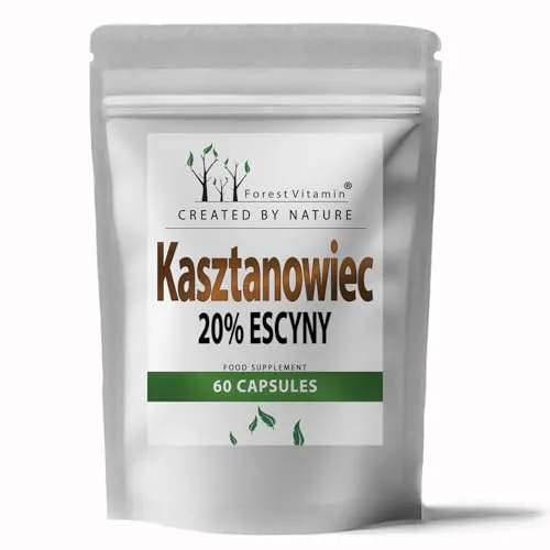 Rosskastanien 60 kapseln - Rosskastanienextrakt - 20% Aescin - Forest Vitamin