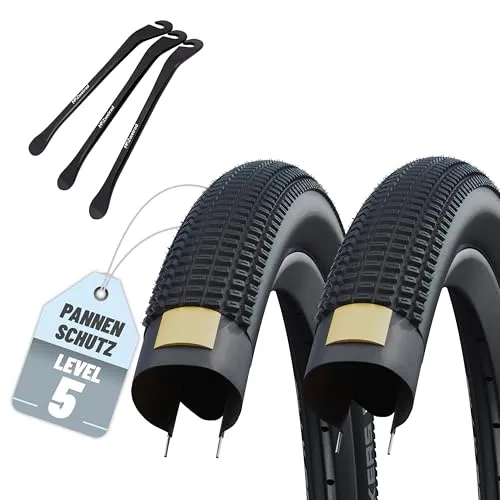 Schwalbe Fahrradreifen Billy Bonkers 20x2,00 Zoll (50-406) Set mit 3 Reifenhebern - Optimierter Grip und schnelles Abrollen – ideal für Pumptrack und Dirt. Sportlich leicht und stabil, perfekt für BMX-Setups. Inklusive 3 Metall-Reifenheber für einfache Montage.
