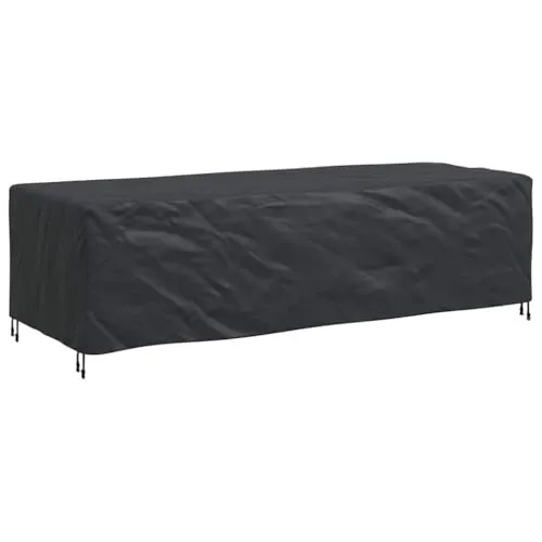 vidaXL Gartenmöbelabdeckung Schwarz 270 x 110 x 70 cm von vidaXL
