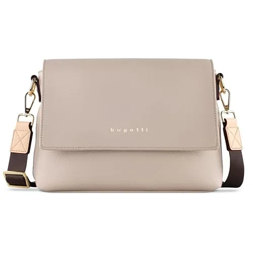 bugatti Ella Schultertasche für Damen in beige von Bugatti