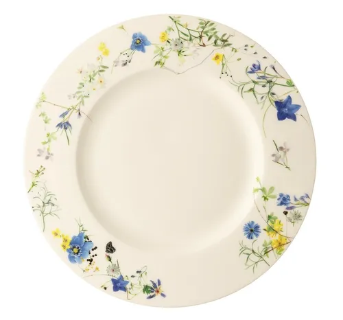 Rosenthal Frühstücksteller Brillance Fleurs des Alpes 23cm - Eleganter Frühstücksteller aus Porzellan, perfektes Design für stilvolle Frühstücke und besondere Anlässe.
