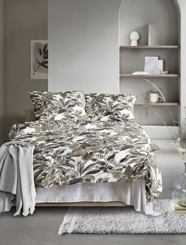 Irisette Bettwäsche Wave 8528, Mako-Satin 2-teilig in grau von Irisette